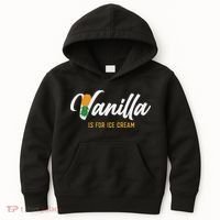 Vanilla Is For Ice Cream Upside Down Pineapple Swinger Kids Hoodie thumb 0