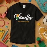 Vanilla Is For Ice Cream Upside Down Pineapple Swinger Kids T-Shirt thumb 3