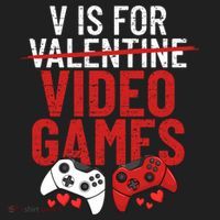 V Is For Video Games Funny 'S Gamer V Video Games Gift Beanie thumb 2