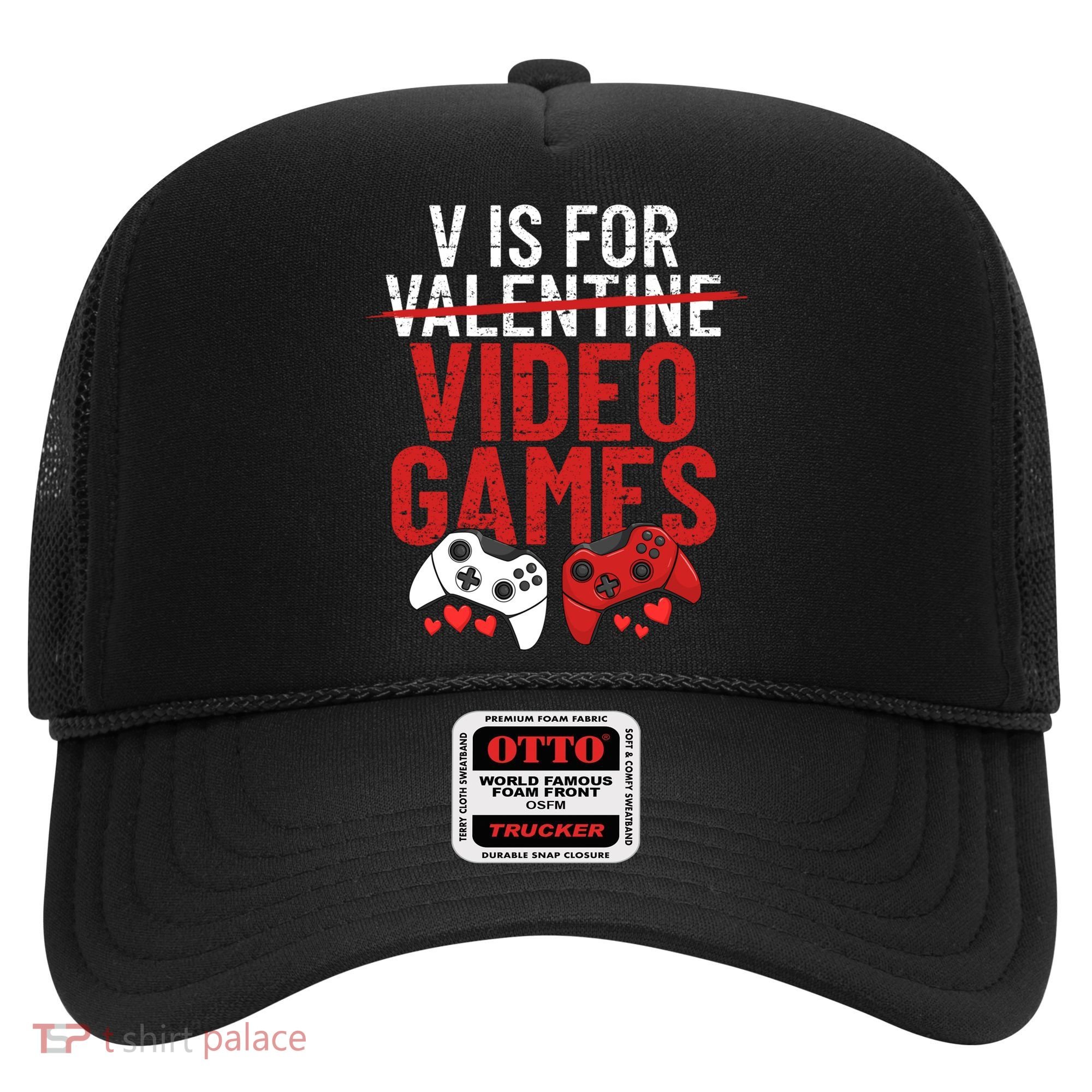 V Is For Video Games Funny 'S Gamer V Video Games Gift Hat