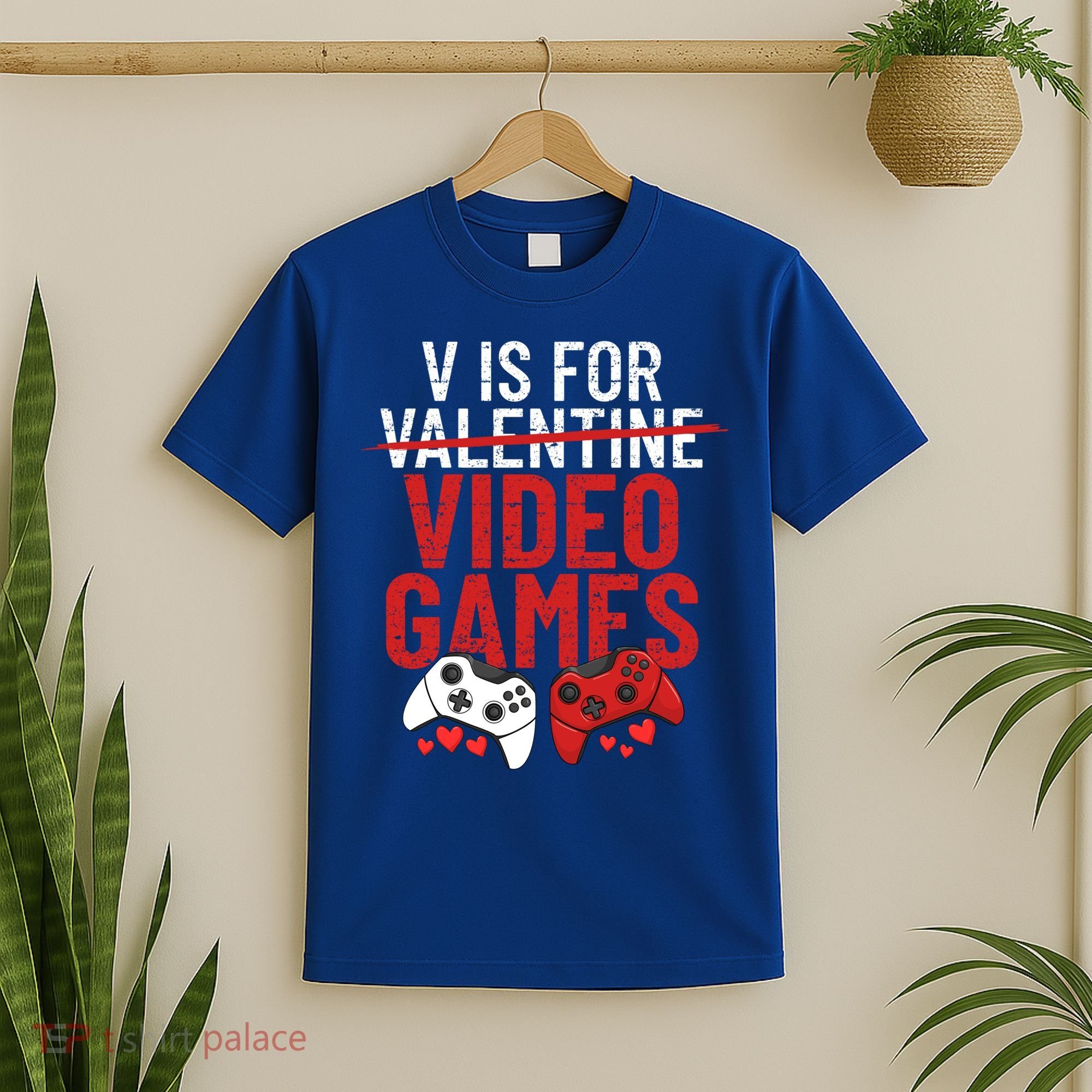 V Is For Video Games Funny 'S Gamer V Video Games Gift T-Shirt