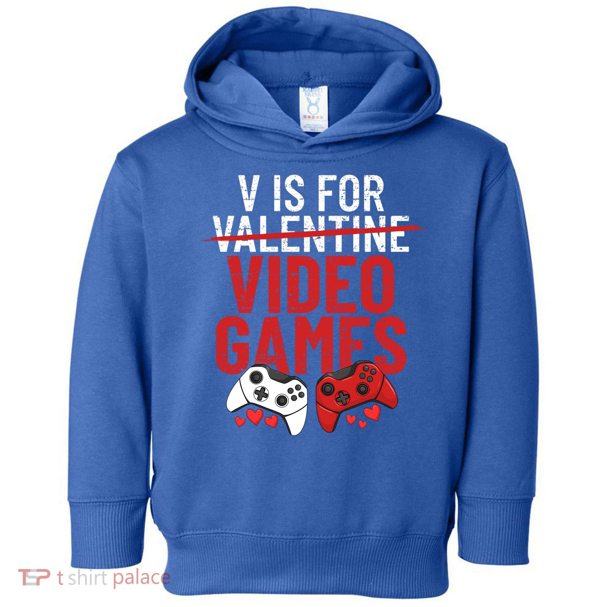 V Is For Video Games Funny 'S Gamer V Video Games Gift Toddler Hoodie