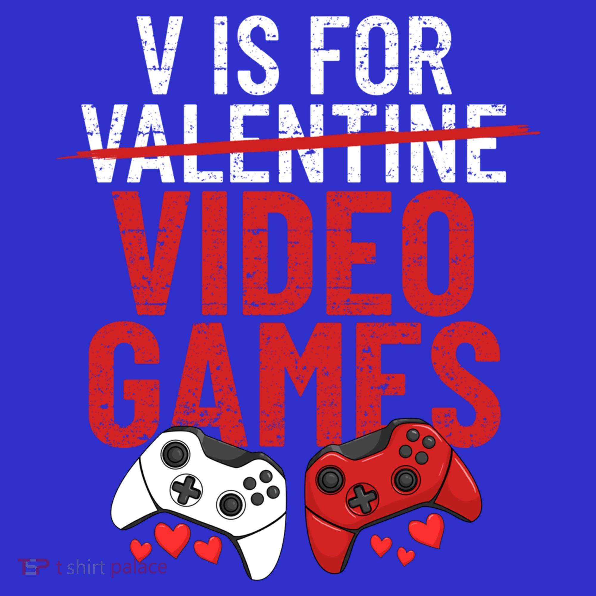 V Is For Video Games Funny 'S Gamer V Video Games Gift Women's T-Shirt