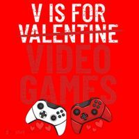 V Is For Video Games Funny 'S Gamer V Video Games Gift Santa Hat thumb 1
