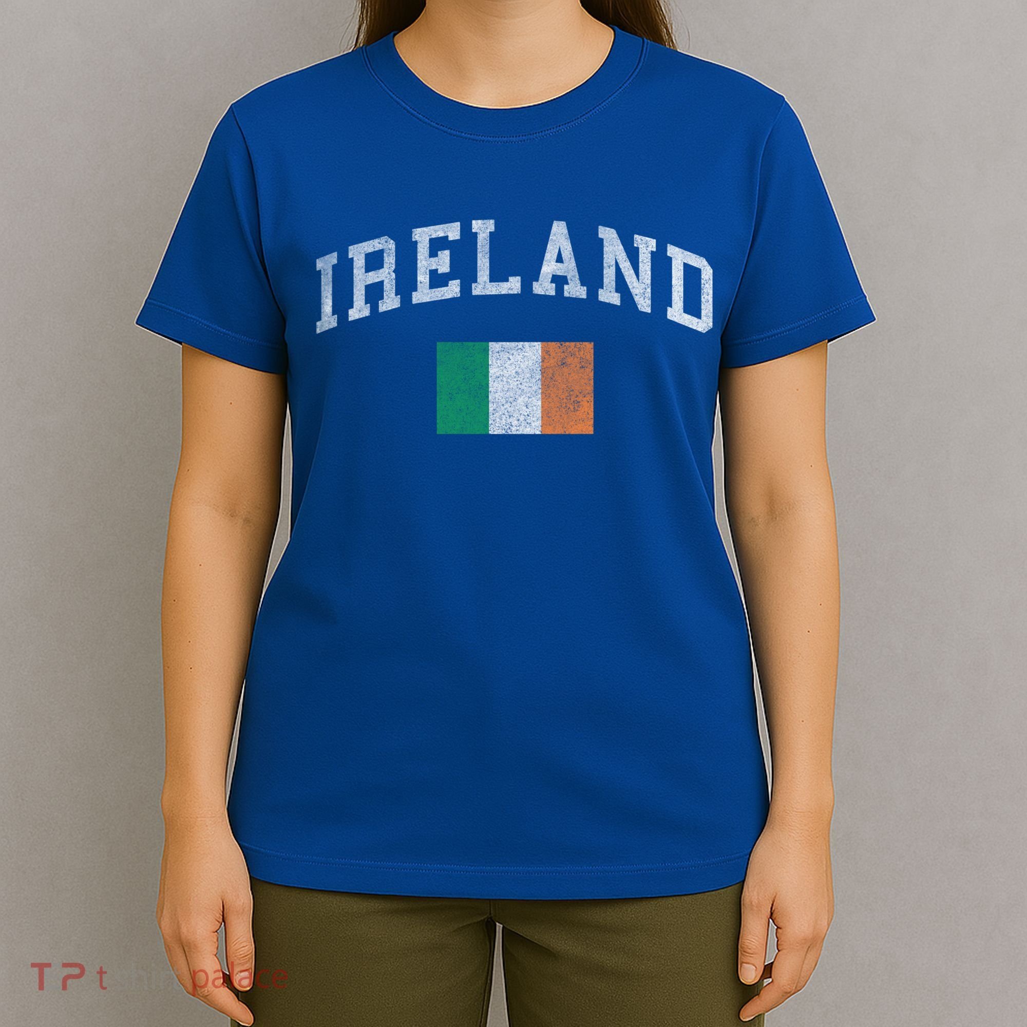 Vintage Ireland Flag Meaningful Gift T-Shirt