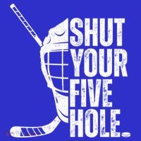 Vintage Ice Hockey Goalie Funny Shut Your Five Hole Cute Gift T-Shirt thumb 7