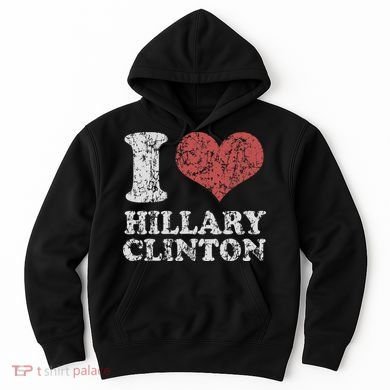 Vintage I Heart Hillary Clinton Hoodie