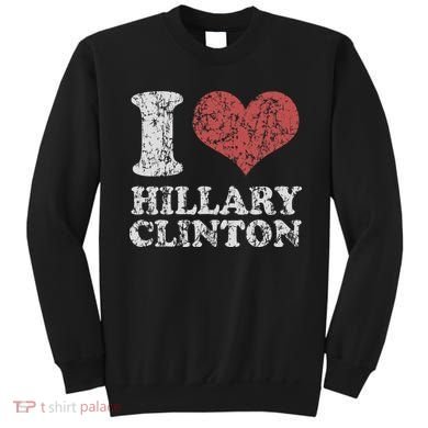Vintage I Heart Hillary Clinton Sweatshirt