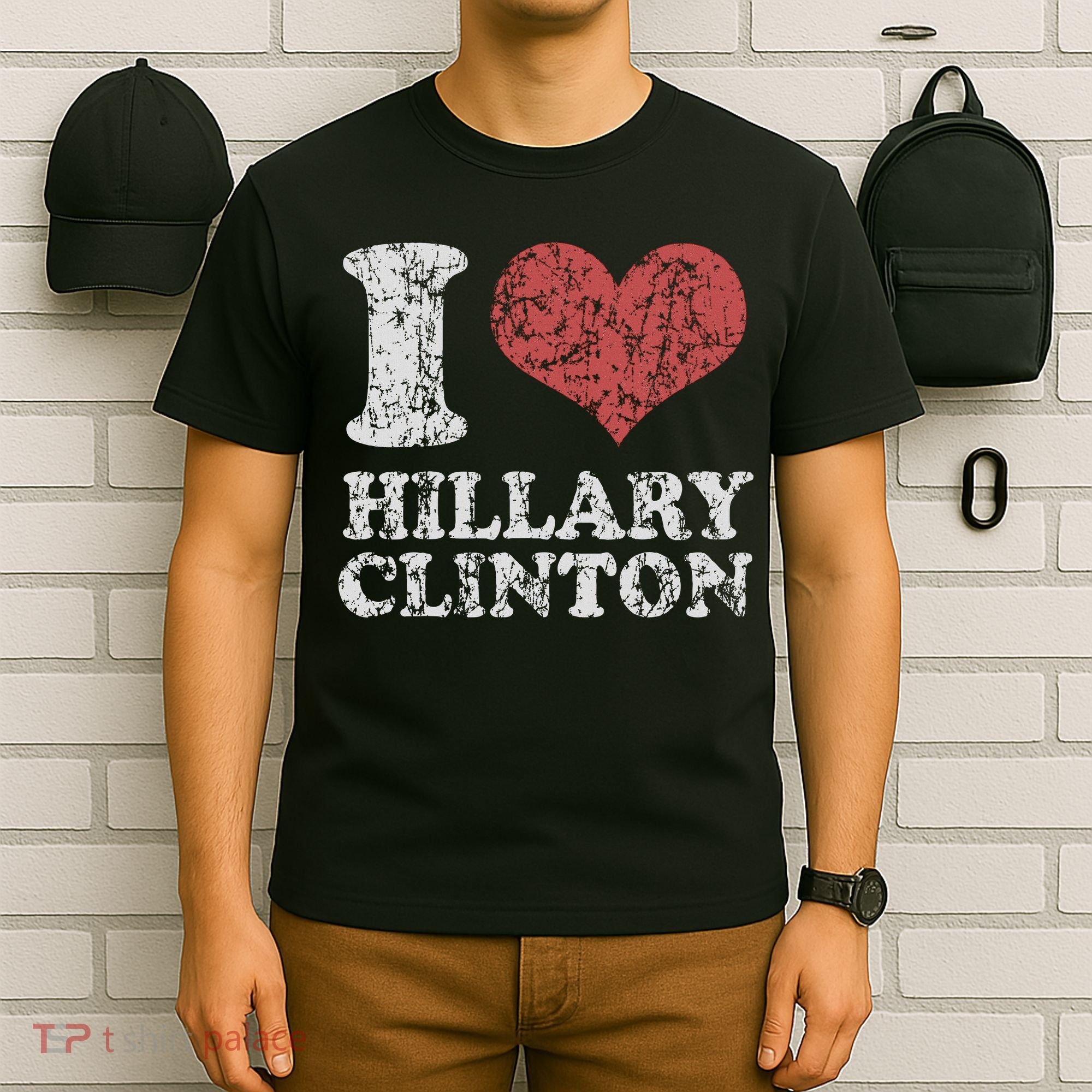 Vintage I Heart Hillary Clinton T-Shirt
