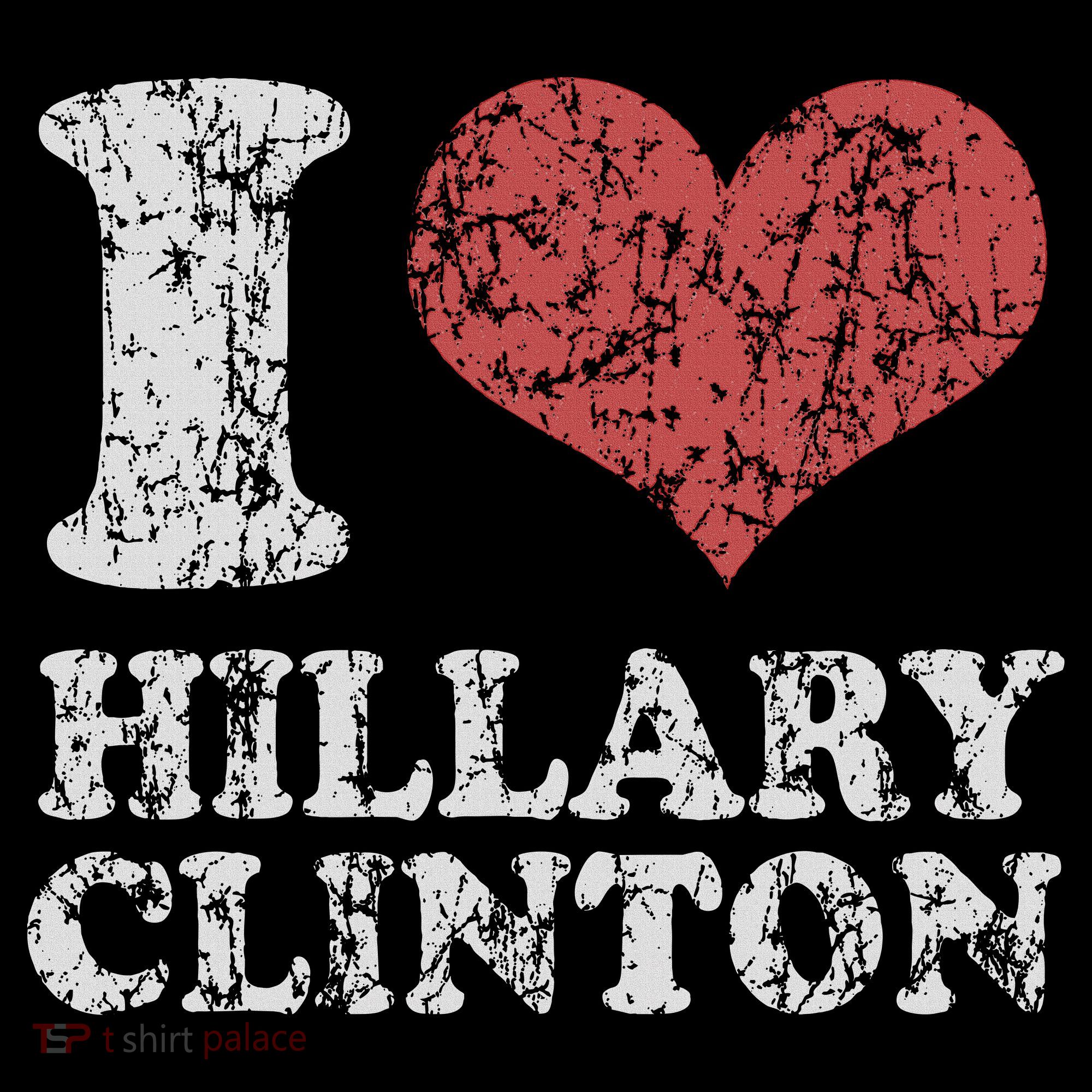 Vintage I Heart Hillary Clinton T-Shirt