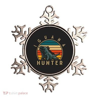 Vintage Iguana Hunter Funny Reptile Lover Ornament