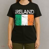 Vintage Ireland Irish Flag Pride Gift T-Shirt thumb 4