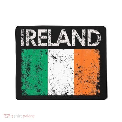 Vintage Ireland Irish Flag Pride Gift Mousepad