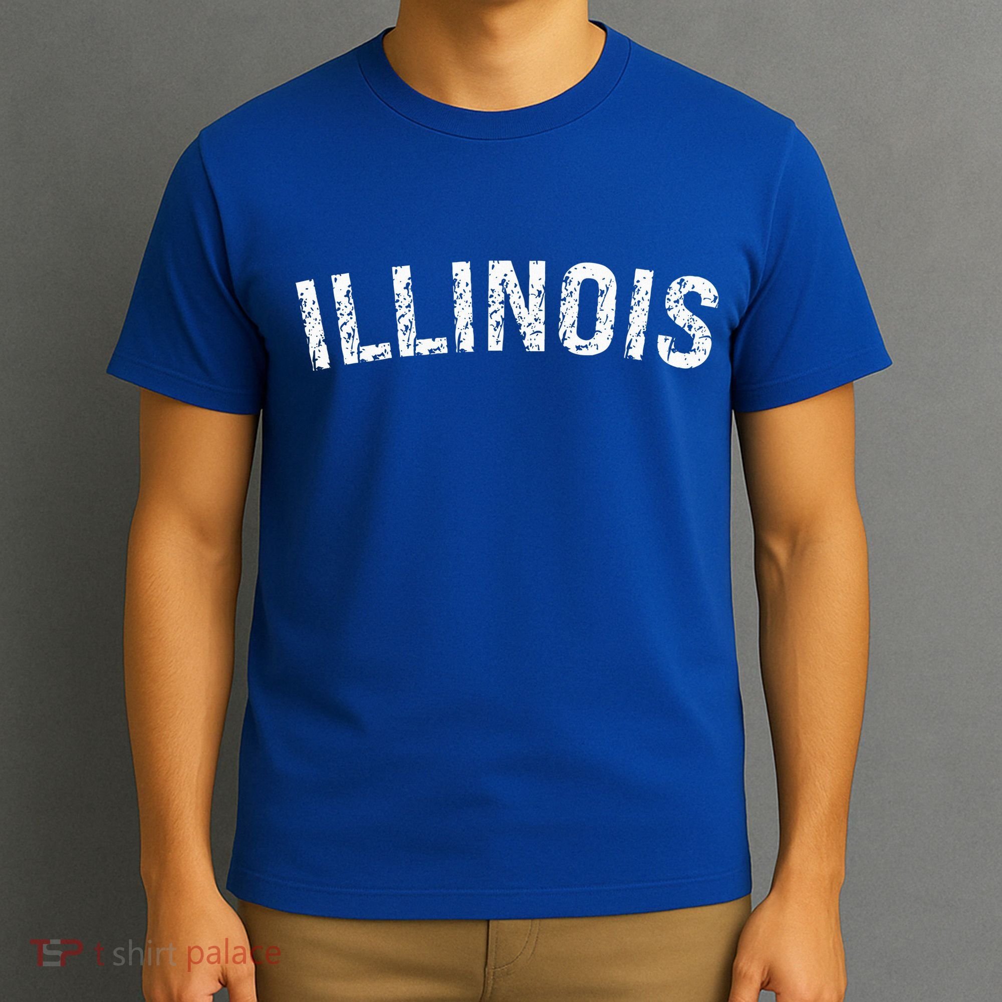 Vintage Illinois Illinois Orange T-Shirt