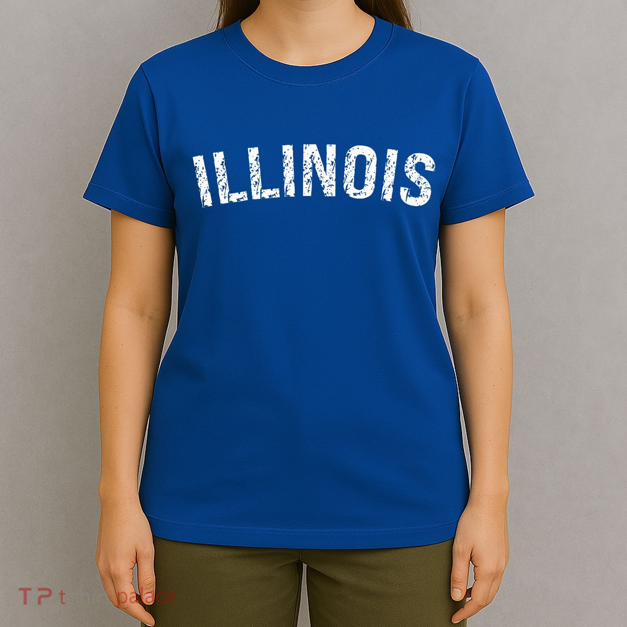 Vintage Illinois Illinois Orange T-Shirt