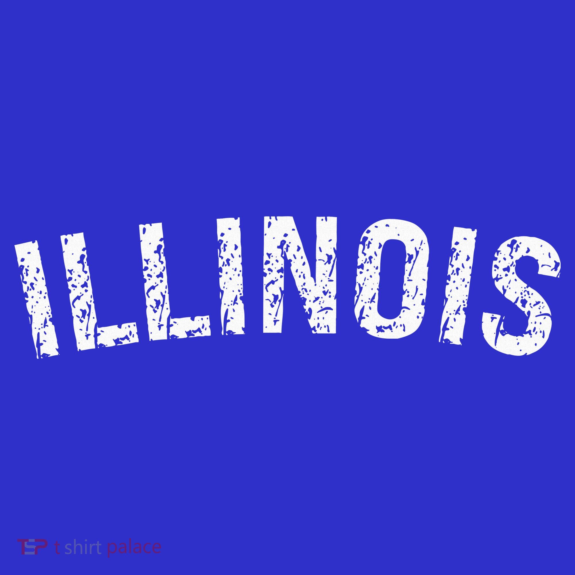 Vintage Illinois Illinois Orange T-Shirt