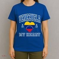 Venezuela Is In My Heart Proud Flag Athletic Souvenir Gift T-Shirt thumb 4