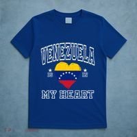 Venezuela Is In My Heart Proud Flag Athletic Souvenir Gift T-Shirt thumb 5