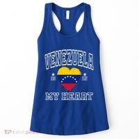 Venezuela Is In My Heart Proud Flag Athletic Souvenir Gift Women's Tank Top thumb 0