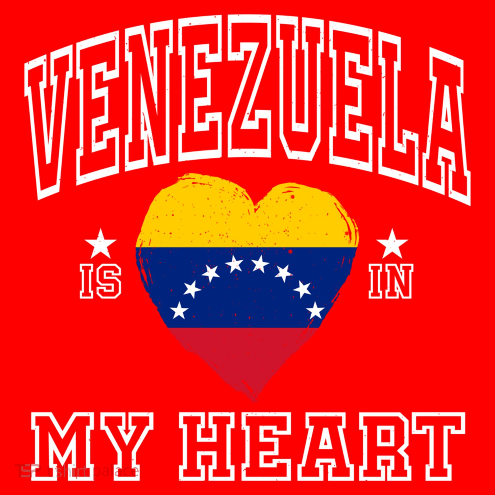 Venezuela Is In My Heart Proud Flag Athletic Souvenir Gift Santa Hat