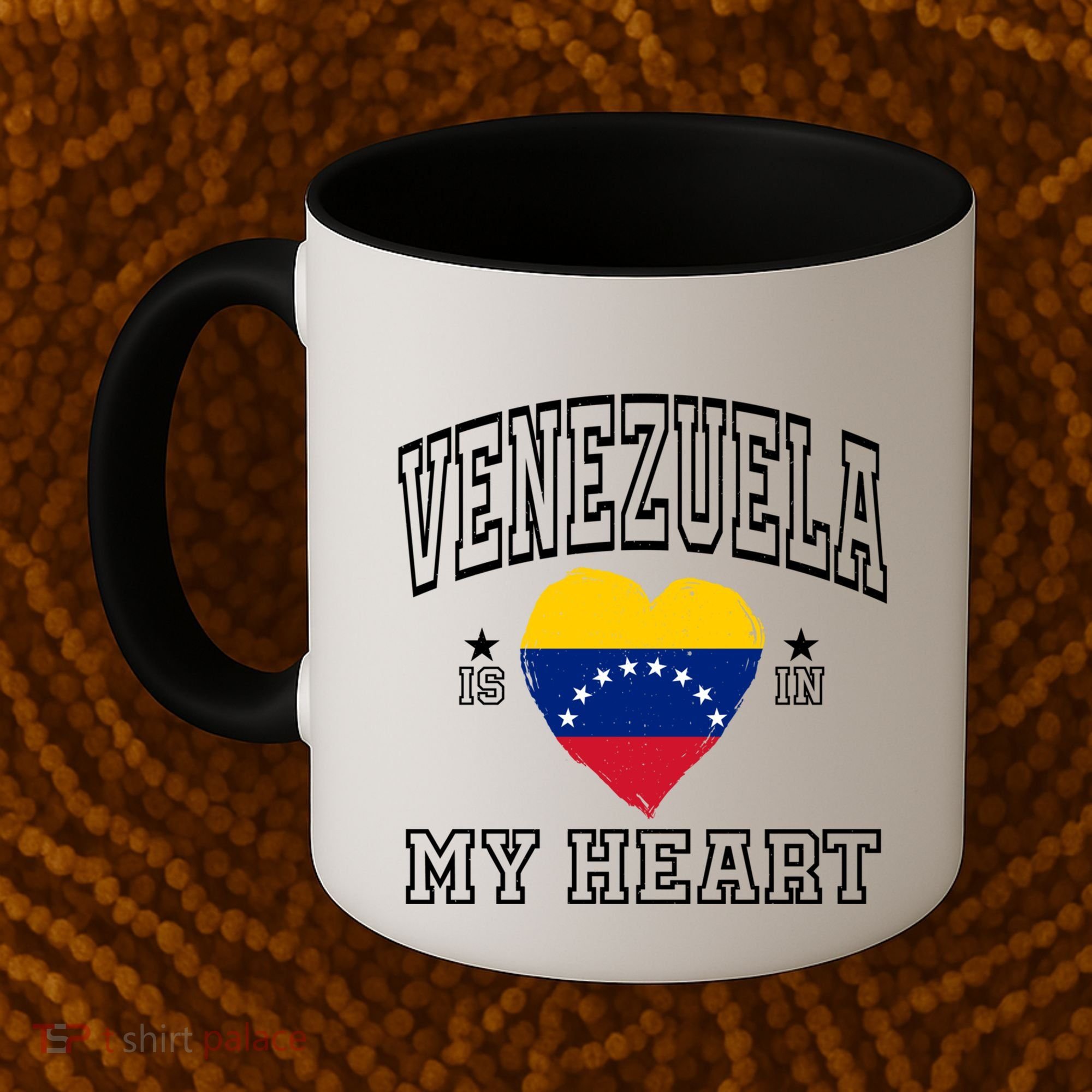 Venezuela Is In My Heart Proud Throwback Souvenir Gift Coffee Mug