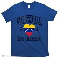 Venezuela Is In My Heart Proud Throwback Souvenir Gift T-Shirt thumb 0