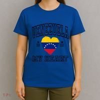 Venezuela Is In My Heart Proud Throwback Souvenir Gift T-Shirt thumb 4