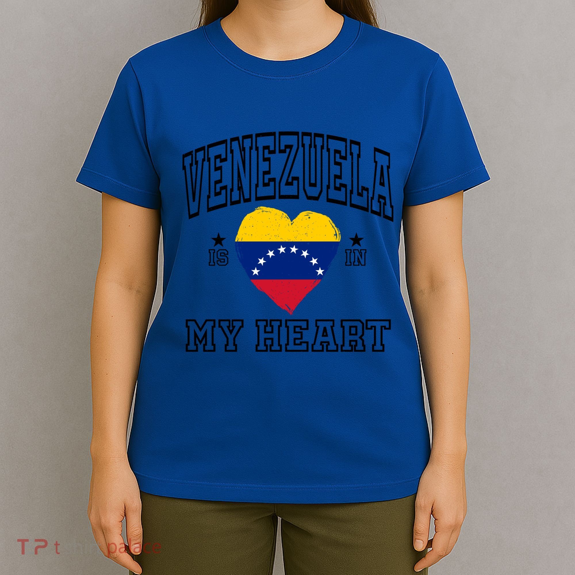 Venezuela Is In My Heart Proud Throwback Souvenir Gift T-Shirt
