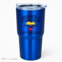 Venezuela Is In My Heart Proud Throwback Souvenir Gift Tumbler thumb 0