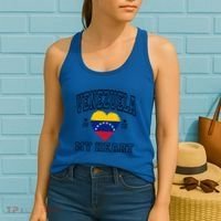 Venezuela Is In My Heart Proud Throwback Souvenir Gift Women's Tank Top thumb 2