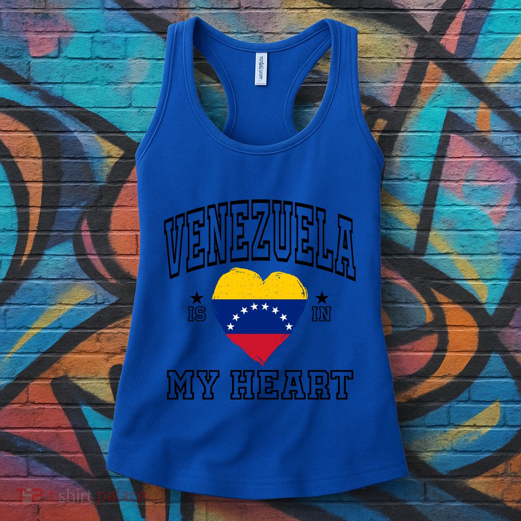 Venezuela Is In My Heart Proud Throwback Souvenir Gift Women's Tank Top