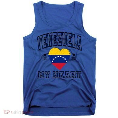 Venezuela Is In My Heart Proud Throwback Souvenir Gift Tank Top
