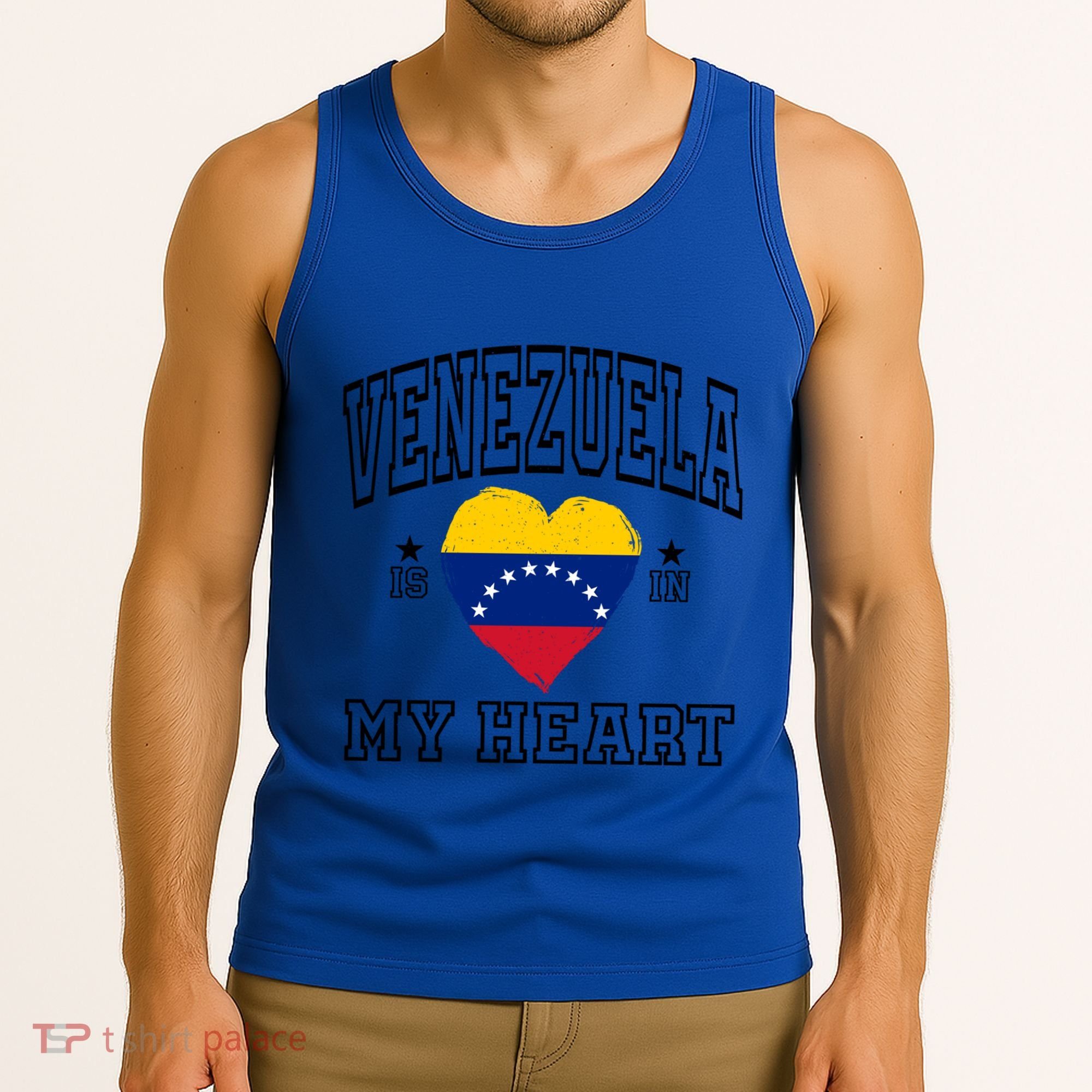 Venezuela Is In My Heart Proud Throwback Souvenir Gift Tank Top