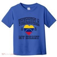 Venezuela Is In My Heart Proud Throwback Souvenir Gift Toddler T-Shirt thumb 0