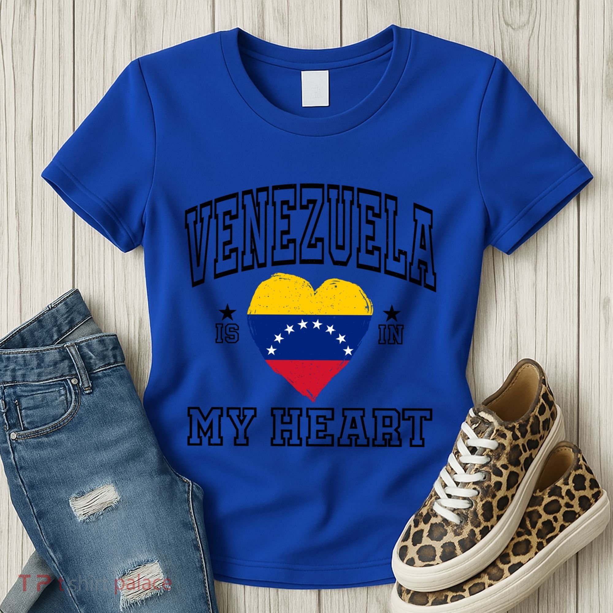 Venezuela Is In My Heart Proud Throwback Souvenir Gift Women's T-Shirt