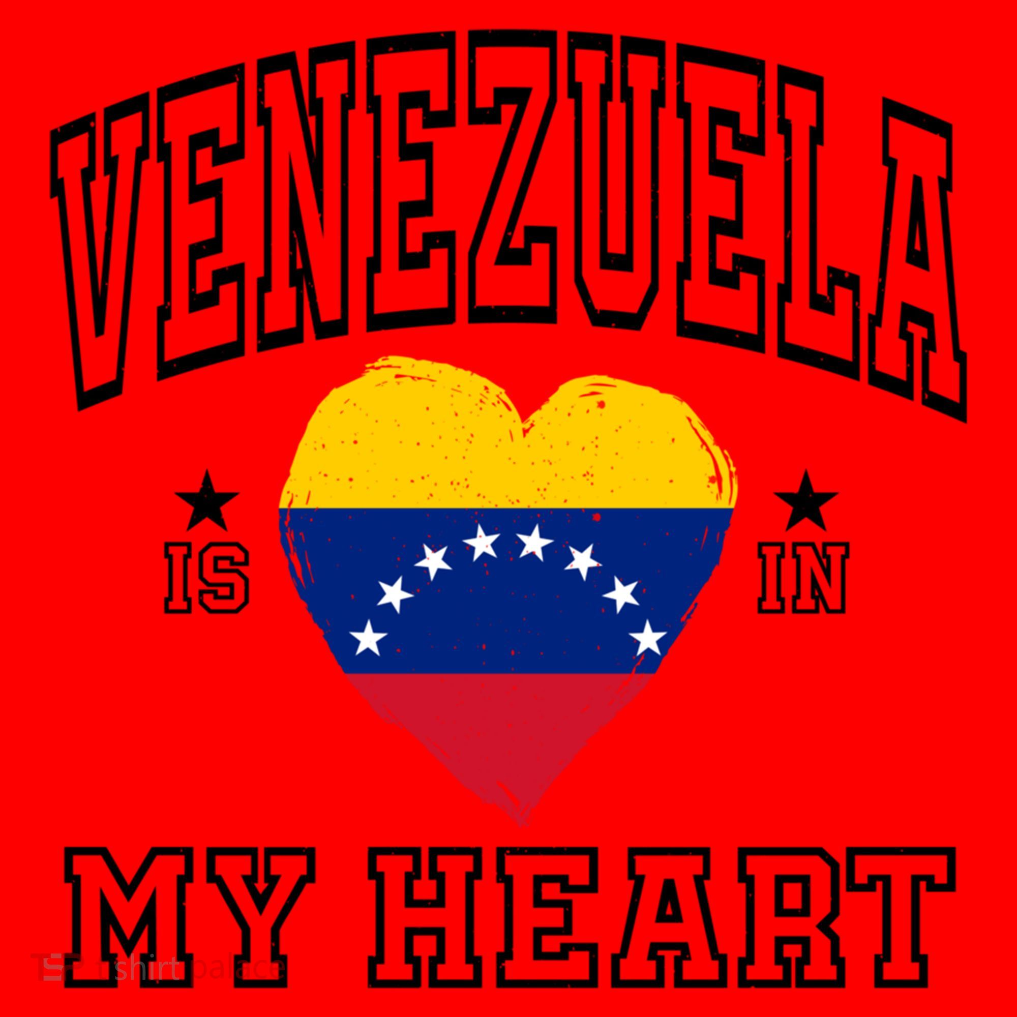 Venezuela Is In My Heart Proud Throwback Souvenir Gift Santa Hat