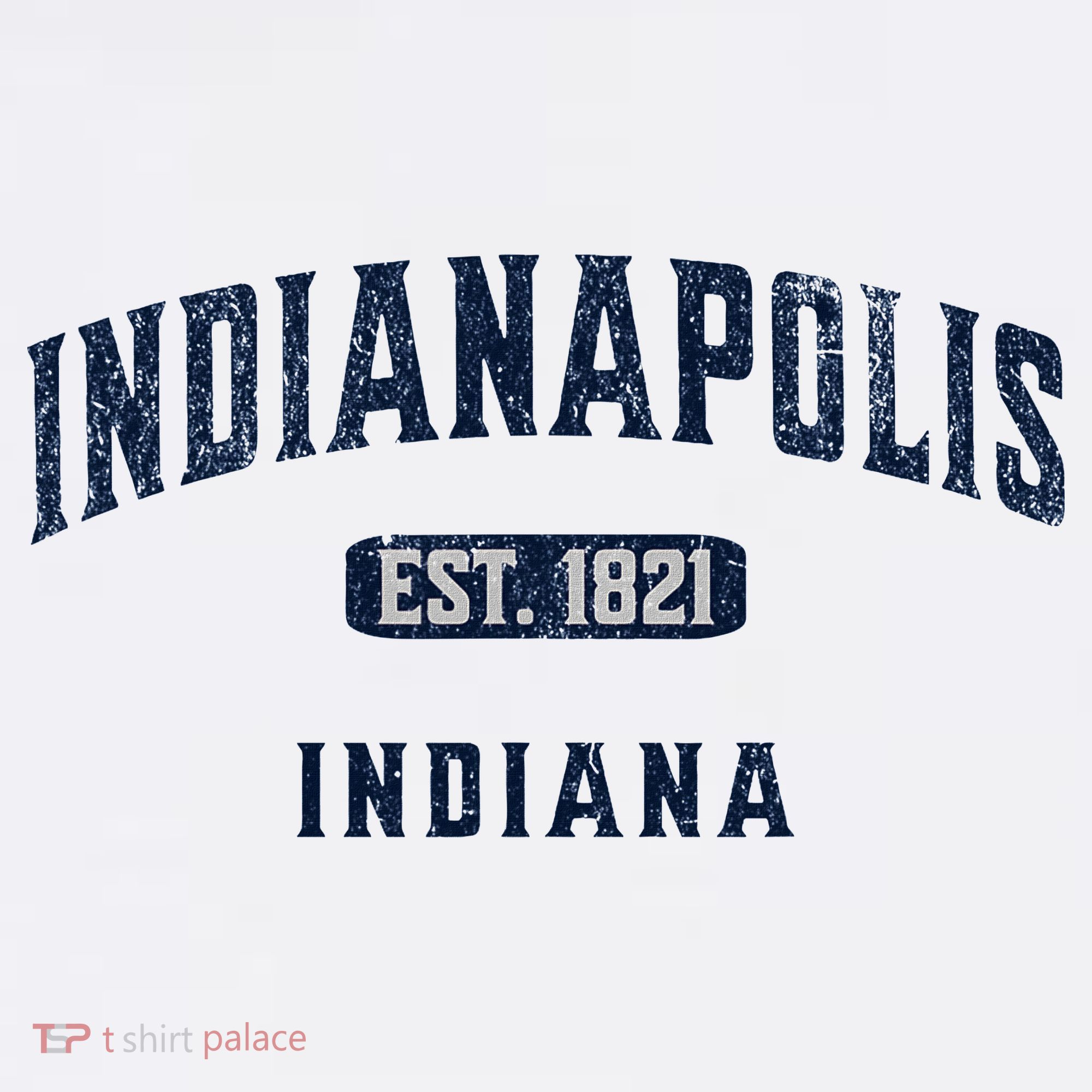 Visit Indianapolis Indiana Vintage Athletic Souvenir T-Shirt