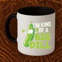 Vegan I'm Kind Of A Big Dill Gift Pickle Lover Cute Gift Coffee Mug thumb 2