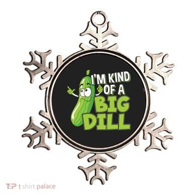 Vegan I'm Kind Of A Big Dill Gift Pickle Lover Cute Gift Ornament