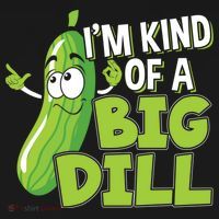 Vegan I'm Kind Of A Big Dill Gift Pickle Lover Cute Gift Ornament thumb 1