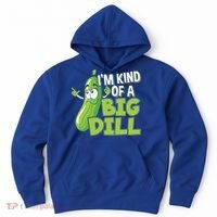 Vegan I'm Kind Of A Big Dill Gift Pickle Lover Cute Gift Hoodie thumb 0