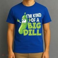 Vegan I'm Kind Of A Big Dill Gift Pickle Lover Cute Gift T-Shirt thumb 3