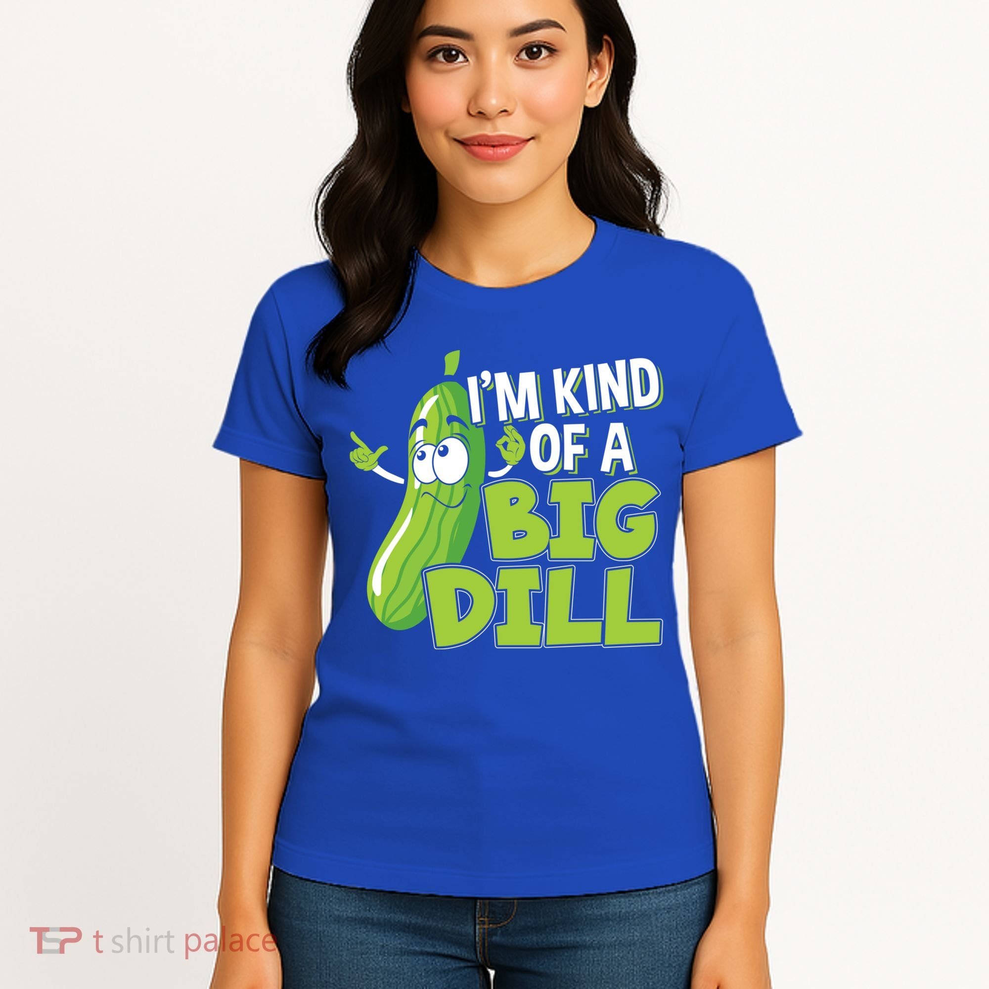 Vegan I'm Kind Of A Big Dill Gift Pickle Lover Cute Gift Women's T-Shirt