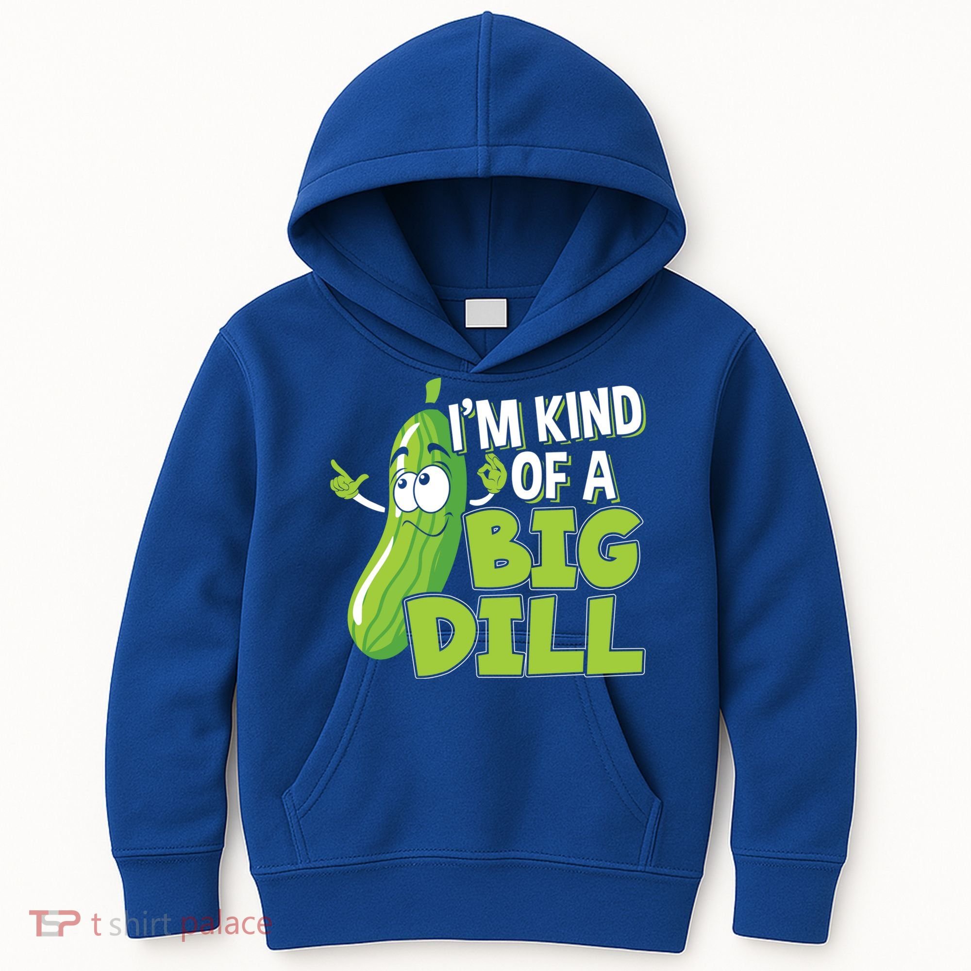 Vegan I'm Kind Of A Big Dill Gift Pickle Lover Cute Gift Kids Hoodie