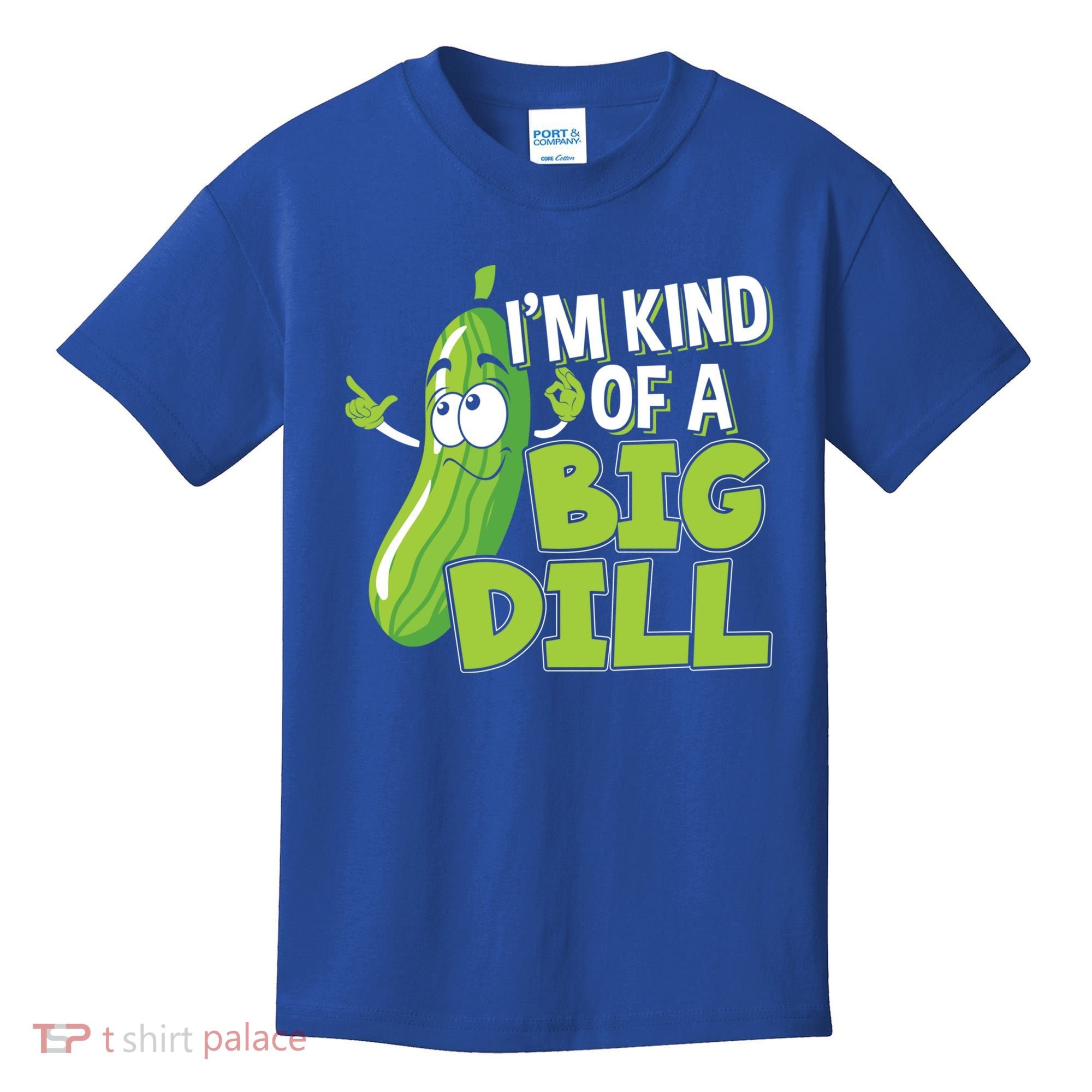 Vegan I'm Kind Of A Big Dill Gift Pickle Lover Cute Gift Kids T-Shirt