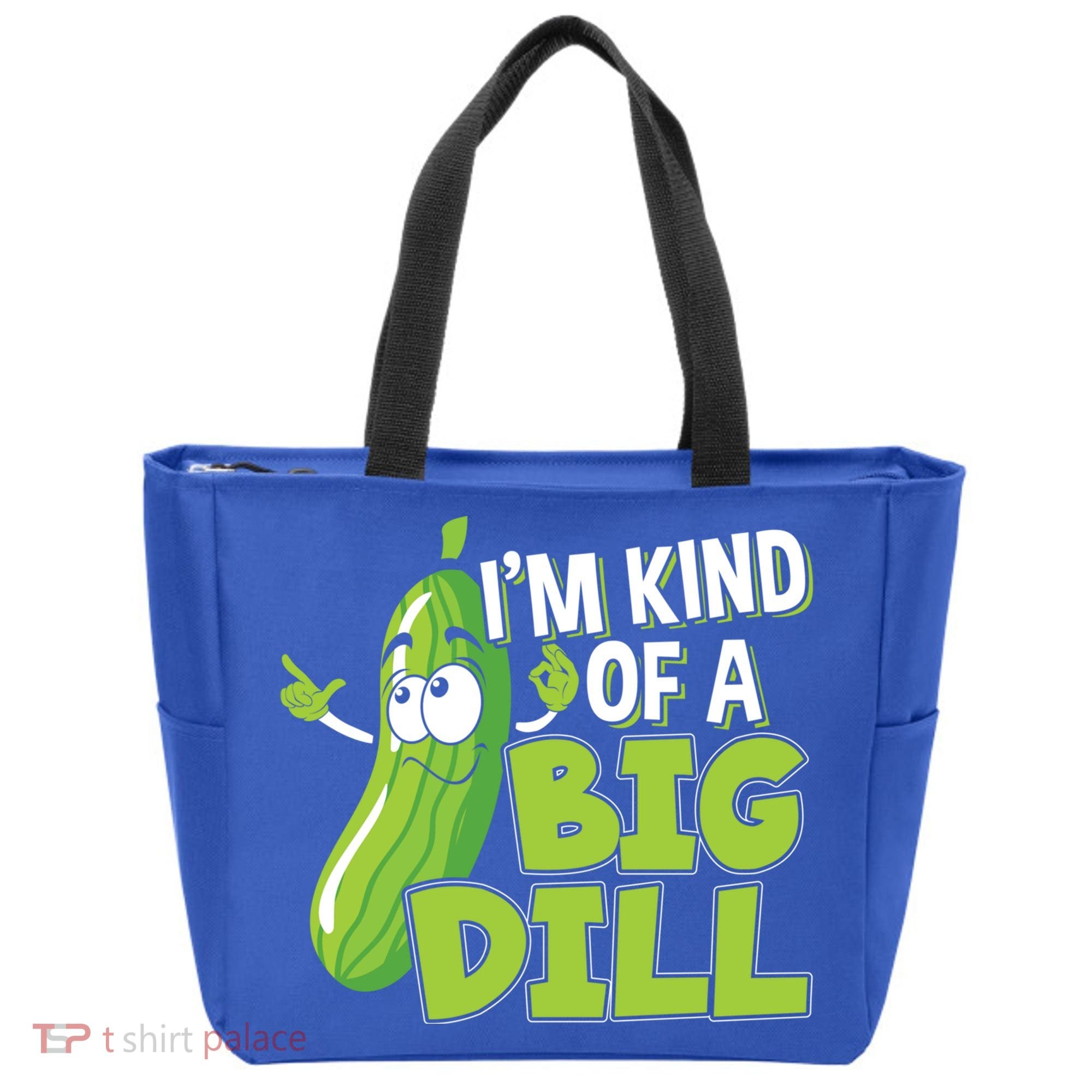 Vegan I'm Kind Of A Big Dill Gift Pickle Lover Cute Gift Tote Bag