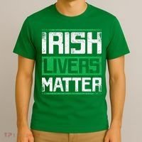 Vintage Irish Livers Matter St Patricks Day T-Shirt thumb 3