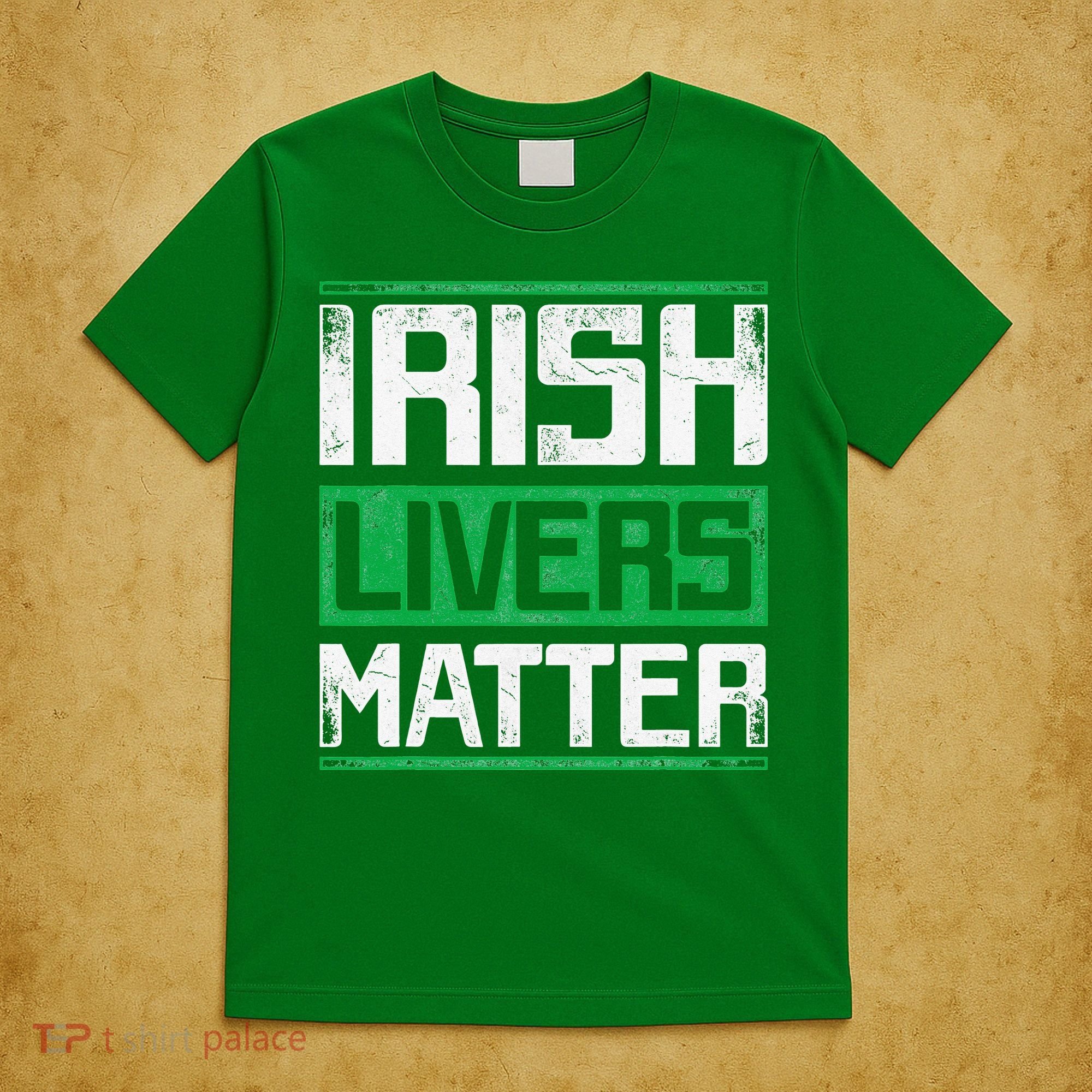 Vintage Irish Livers Matter St Patricks Day T-Shirt