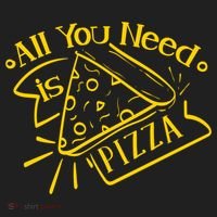 Vintage I Love Pizza Saying All You Need Is Pizza Gift Hat thumb 2