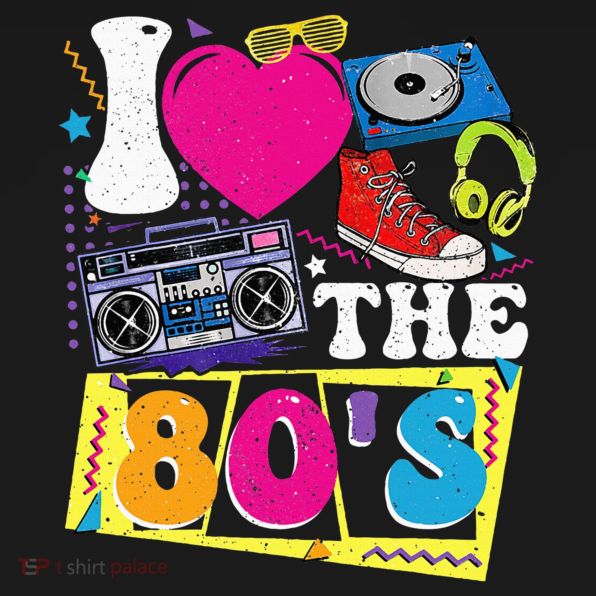 Vintage I Love The 80s I Love The 80s T-Shirt